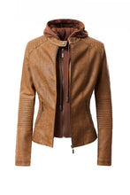 Load image into Gallery viewer, Women's PU Jacket
