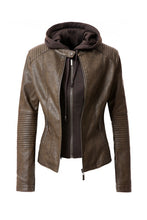 Load image into Gallery viewer, Women's PU Jacket