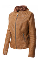 Load image into Gallery viewer, Women's PU Jacket