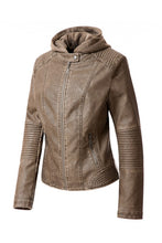 Load image into Gallery viewer, Women's PU Jacket