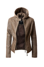 Load image into Gallery viewer, Women's PU Jacket