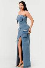Load image into Gallery viewer, Urban Chic Denim Gown