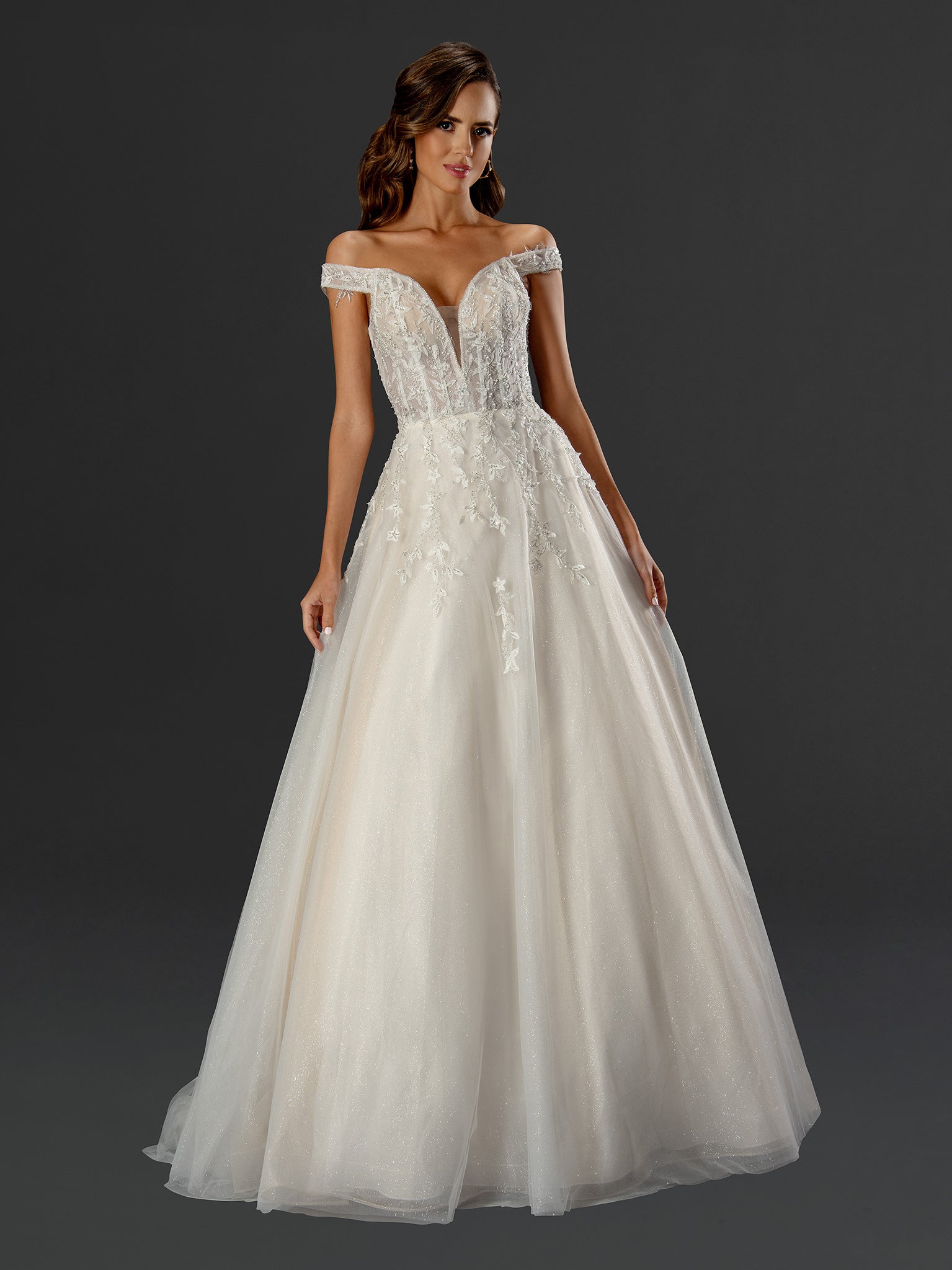 Celestia Off-Shoulder Ball Gown - 24508