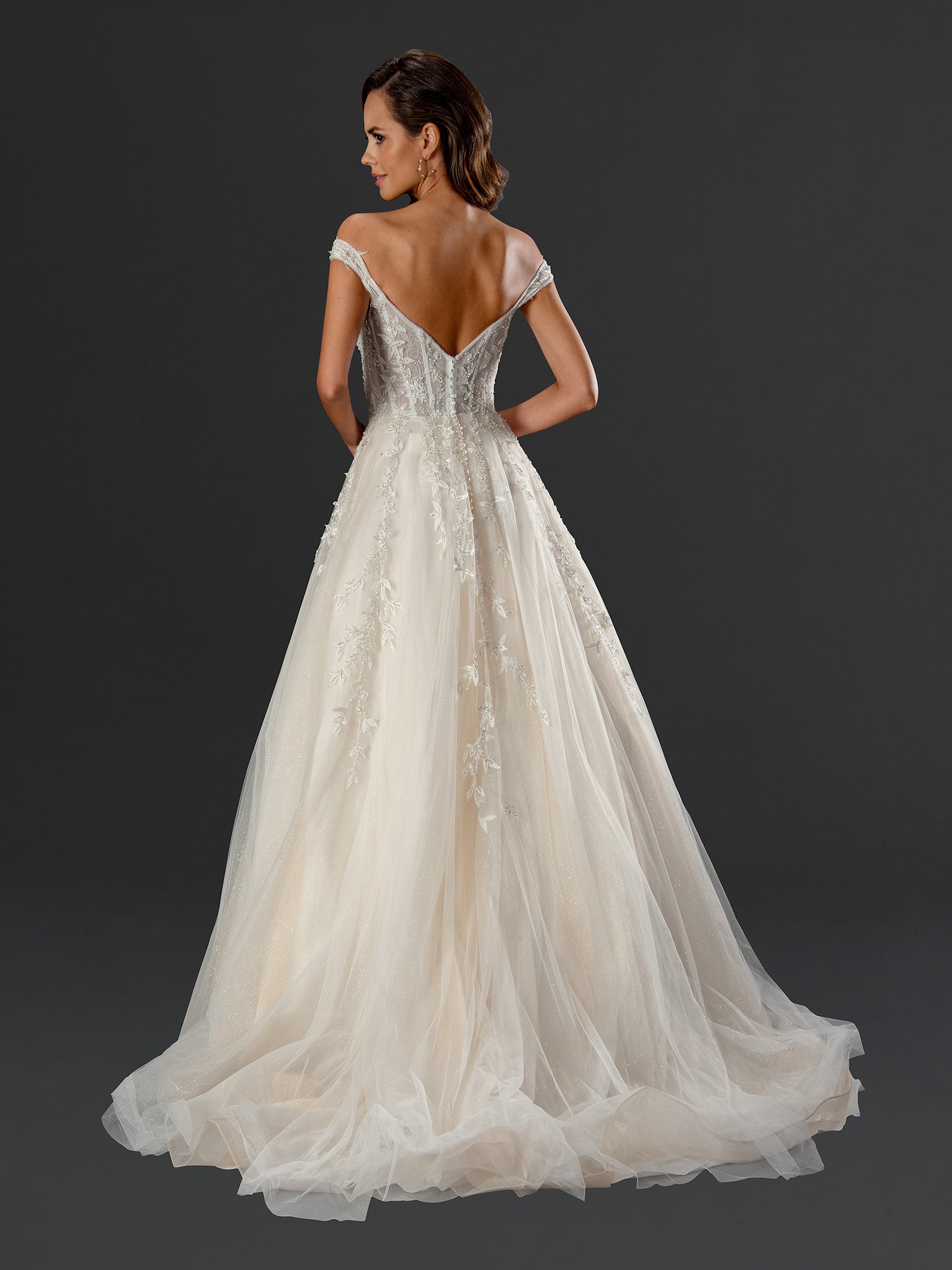Celestia Off-Shoulder Ball Gown - 24508
