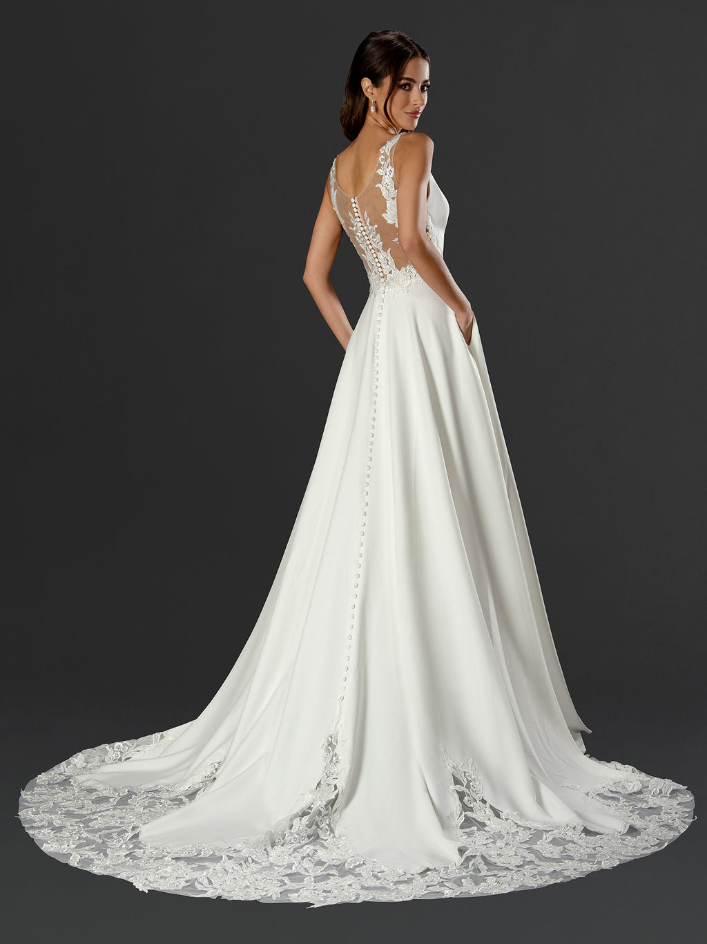 Celeste A-Line Wedding Gown - 24503