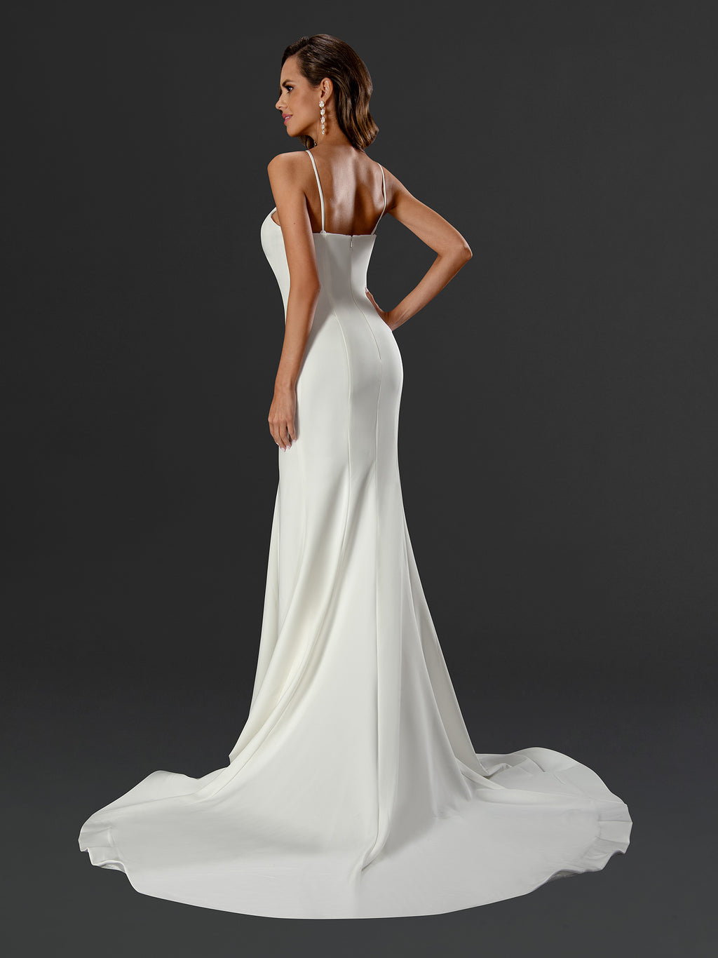 Amarielle Satin Ruffle Gown - 24807
