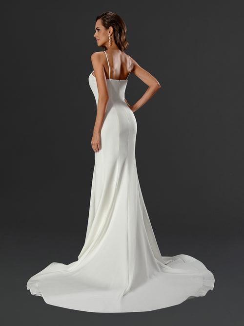 Amarielle Satin Ruffle Gown - 24807