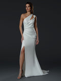 The Alina Sculpted One-Shoulder Gown - 24850