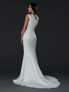 The Alina Sculpted One-Shoulder Gown - 24850