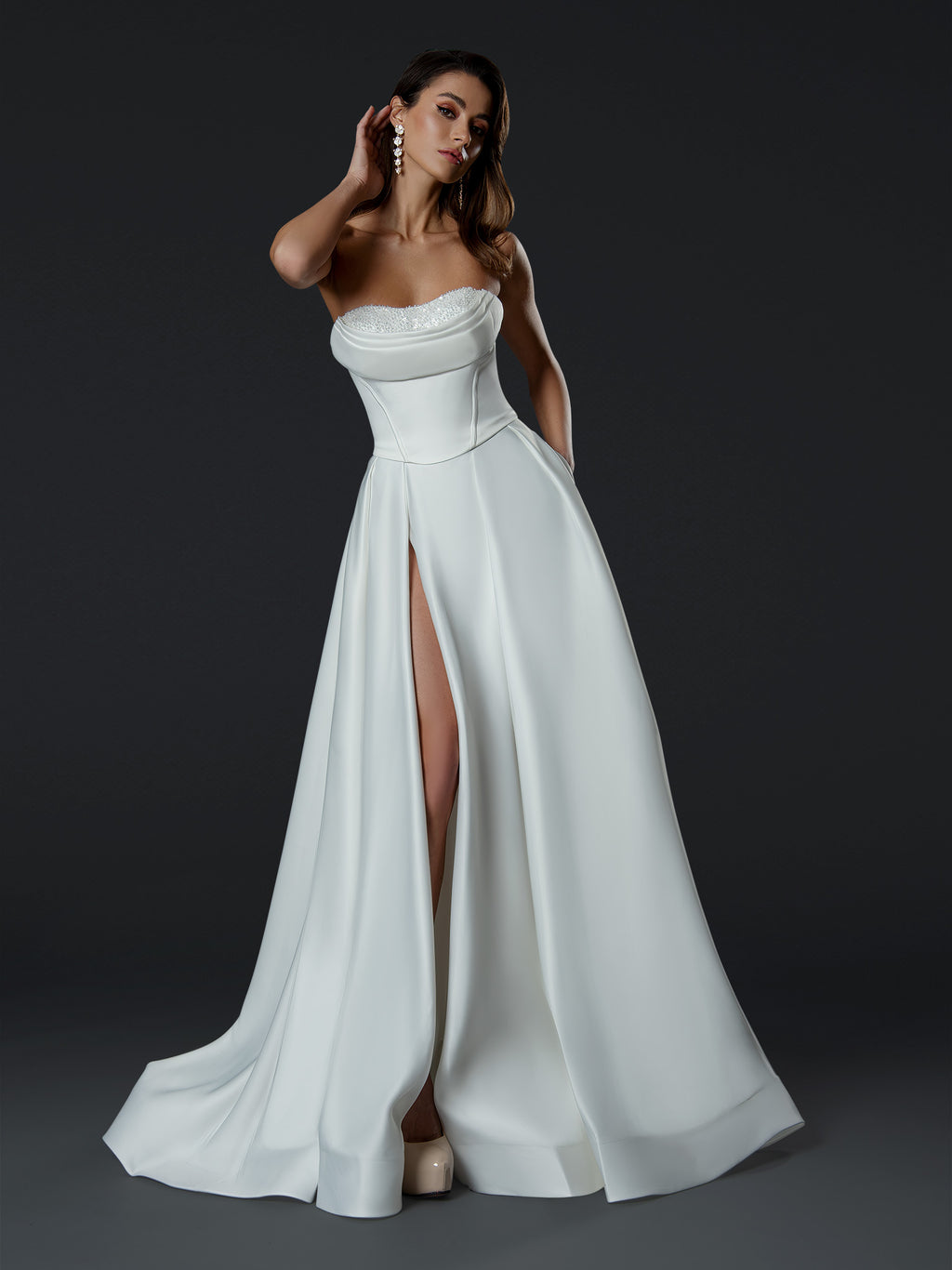 Isolde Sculpted Corset Gown - 24857