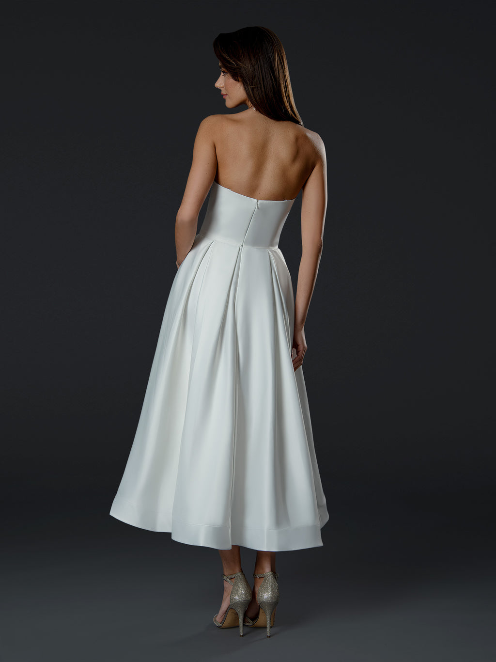 The Catrienne Sculpted Sweetheart Midi Gown - 24953