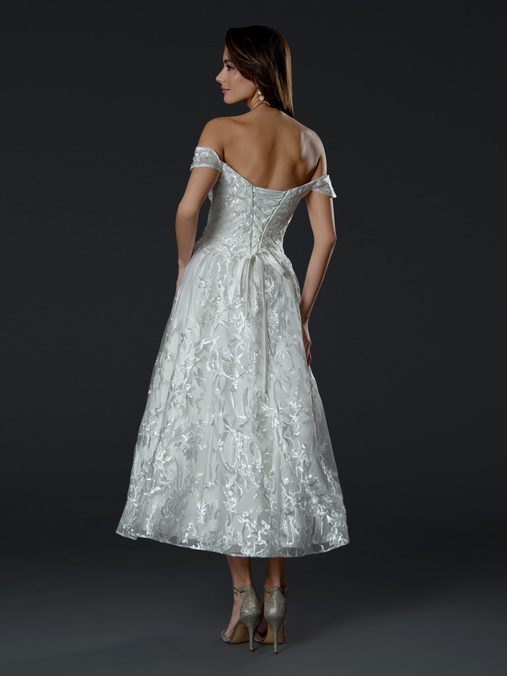 The Briarveil Off-Shoulder Midi Gown - 24954