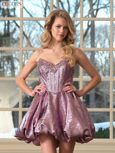 Load image into Gallery viewer, Midnight Jewel Balloon Dress - 3677
