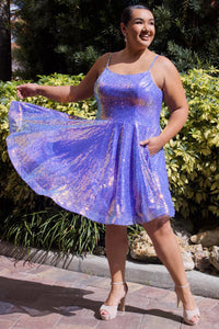 Shade Shifter Homecoming Dress - SC8122