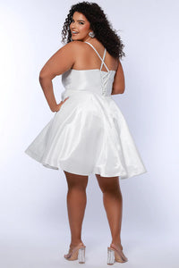 Satin Secret Party Dress - SC8139