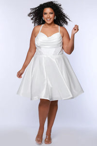 Satin Secret Party Dress - SC8139