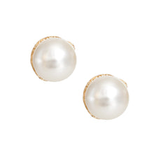 Load image into Gallery viewer, Clip On Cream Bubblegum Pearl Earrings for Women
