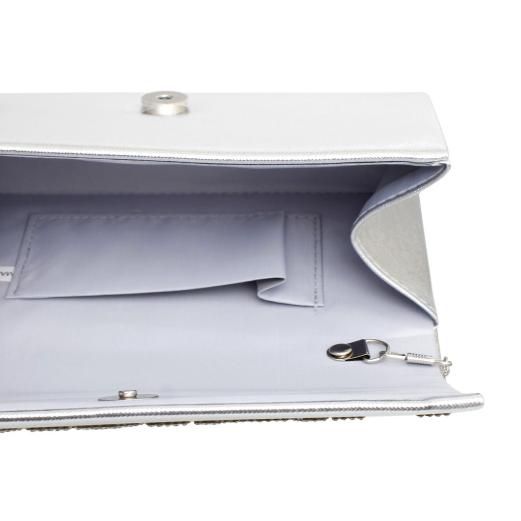Clutch Harris Campaign Silver Bag for Women