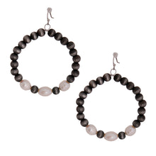 Load image into Gallery viewer, Freshwater Pearl Faux Navajo Earrings
