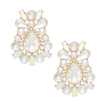 Load image into Gallery viewer, Studs Exquisite Gold Crystal Pearl Earrings
