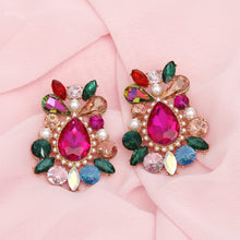 Load image into Gallery viewer, Studs Exquisite Multicolor Crystal Pearl Earrings
