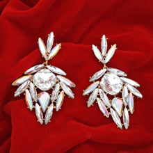 Load image into Gallery viewer, Drop Show Stopping Aurbo Marquise Crystal Earrings
